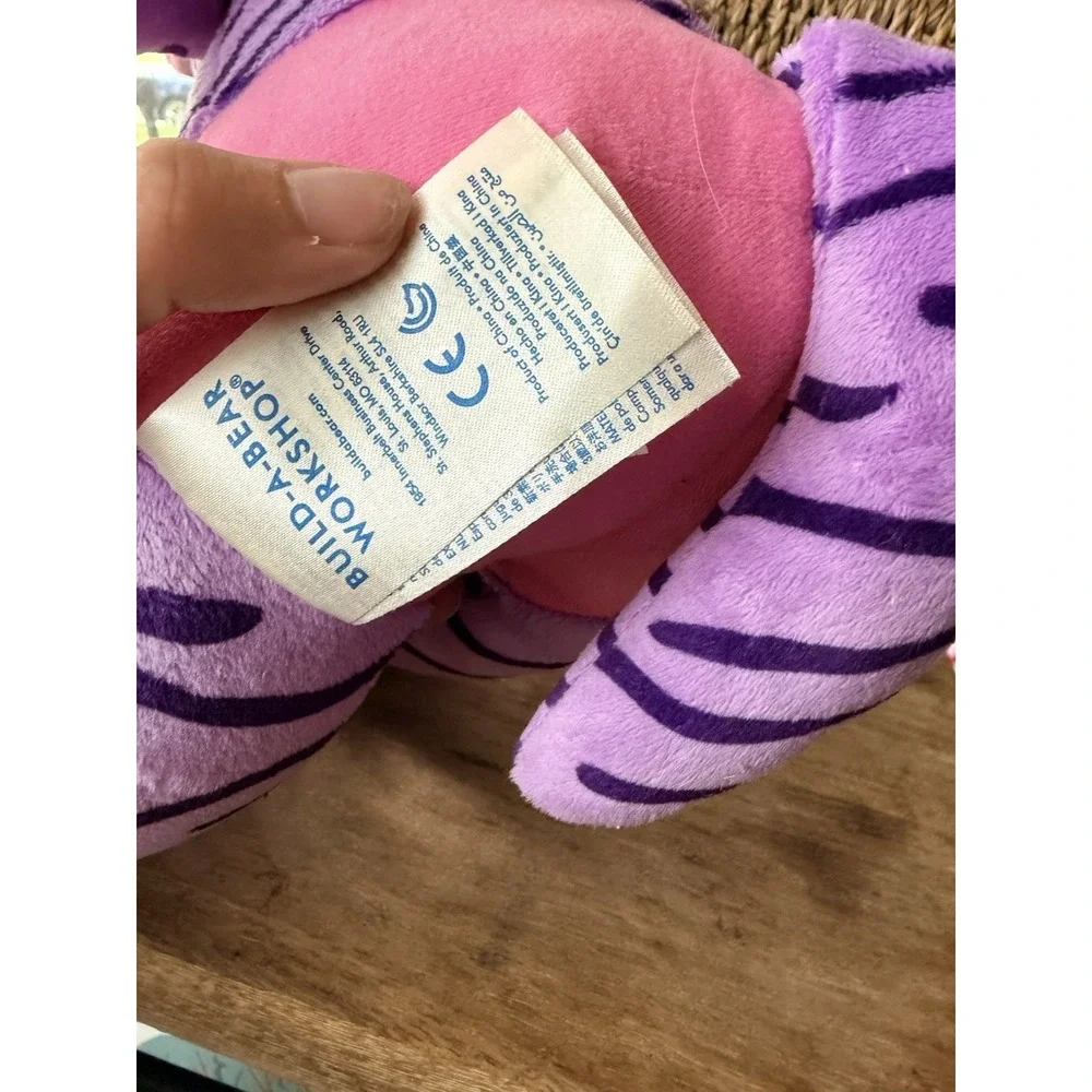 Build A Bear Honey Girls HG Teegan Plush Purple Tiger Cat Stuffed Animal  21